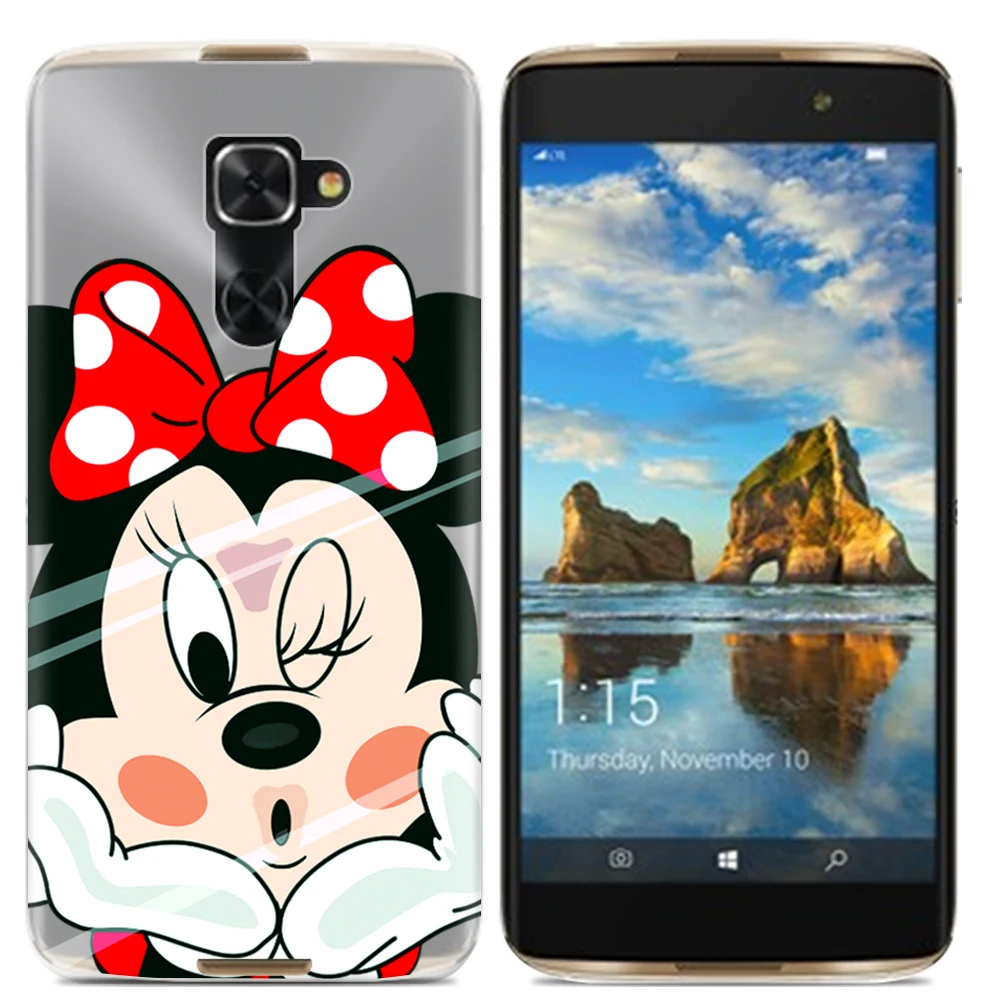 Phone Case For Alcatel Idol 4 Pro 4s Windows 5.5-inch Cute Cartoon High Quality TPU Soft Silicone Back Cover |