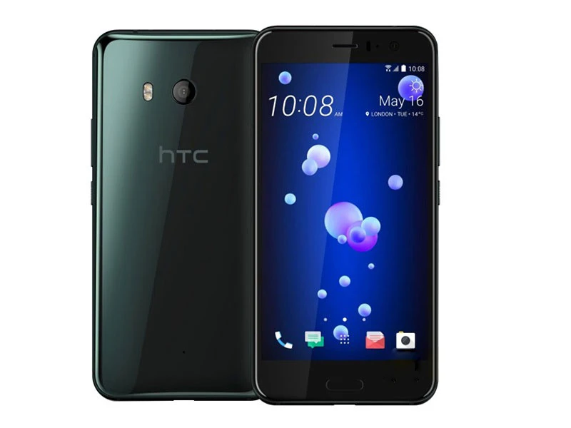 htc U11 Dual sim 5,5 дюймов 4 Гб ОЗУ 64 Гб ПЗУ Qualcomm835 Восьмиядерный 4G LTE сотовый телефон Android 7,1 отпечаток пальца - Цвет: Черный
