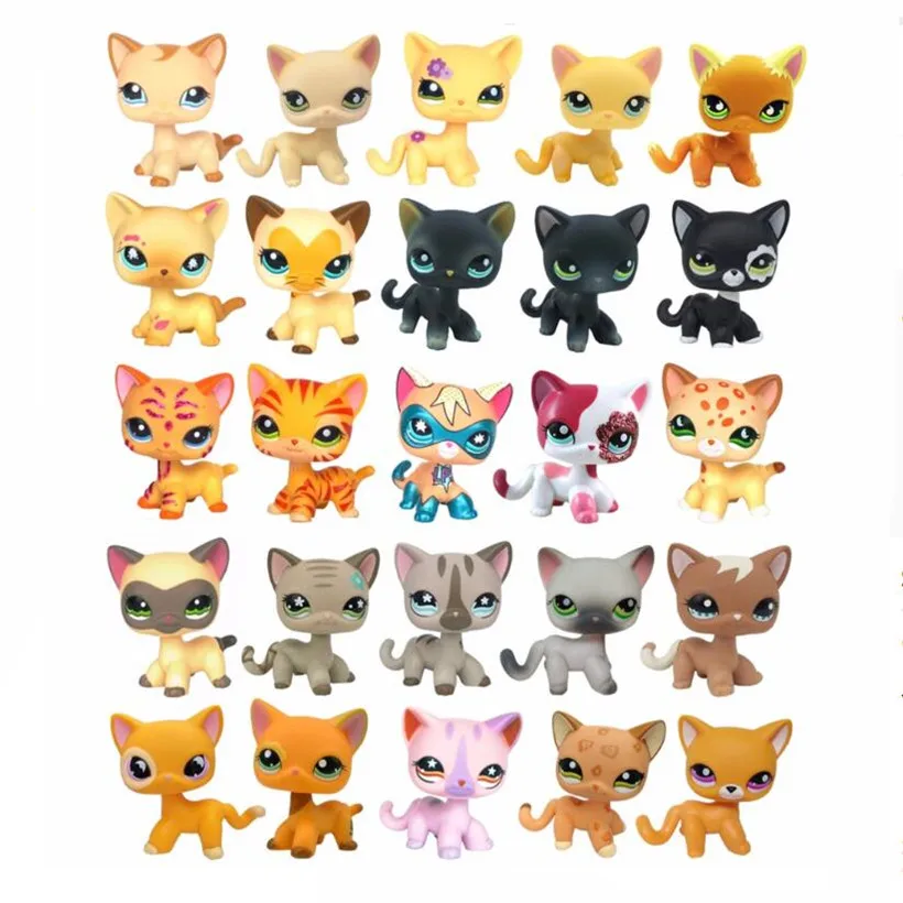 24 стиля Lps Pet Shop редкая Классическая коллекция Милая кошка собака модель щенок