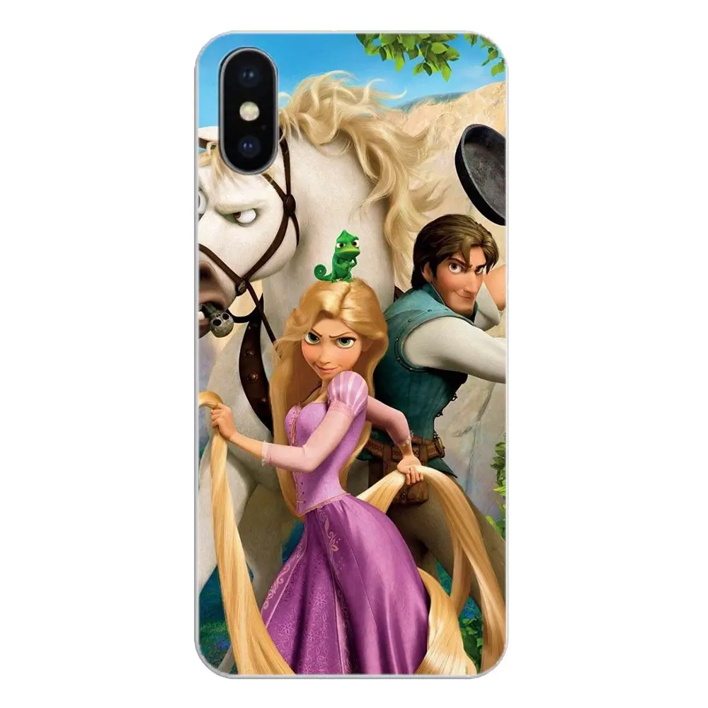Tangled Rapunzel Chameleon Pascal Poster Silicone Phone Bag Case For Xiaomi Redmi 4X S2 3S Note 3 4 5 6 6A Por Pocophone F1 Mi |