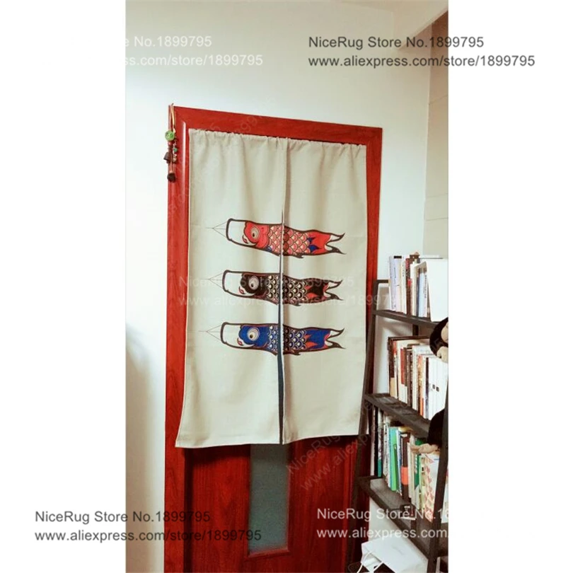 Японские рыбы культуры дверные занавески подвесные домашний декор по фэн шуй