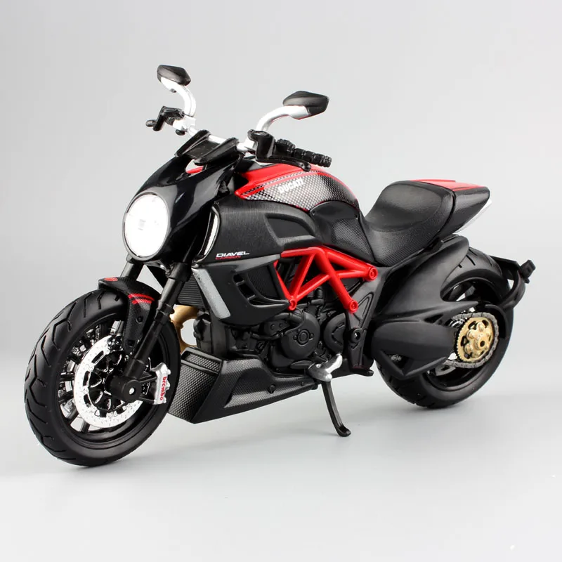 1:12 Масштаб Maisto дети Diavel cruiser superbike литье под давлением Модель ducati велосипед мотоцикл гоночный автомобиль миниатюрная металлическая коллекция игрушка мальчик - Цвет: Diavel