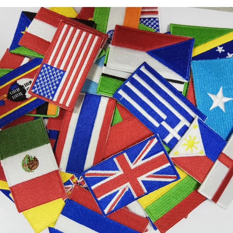 Гондурас 2 5 дюйма широкая вышитая нашивка с флагом оптовая продажа Бесплатная