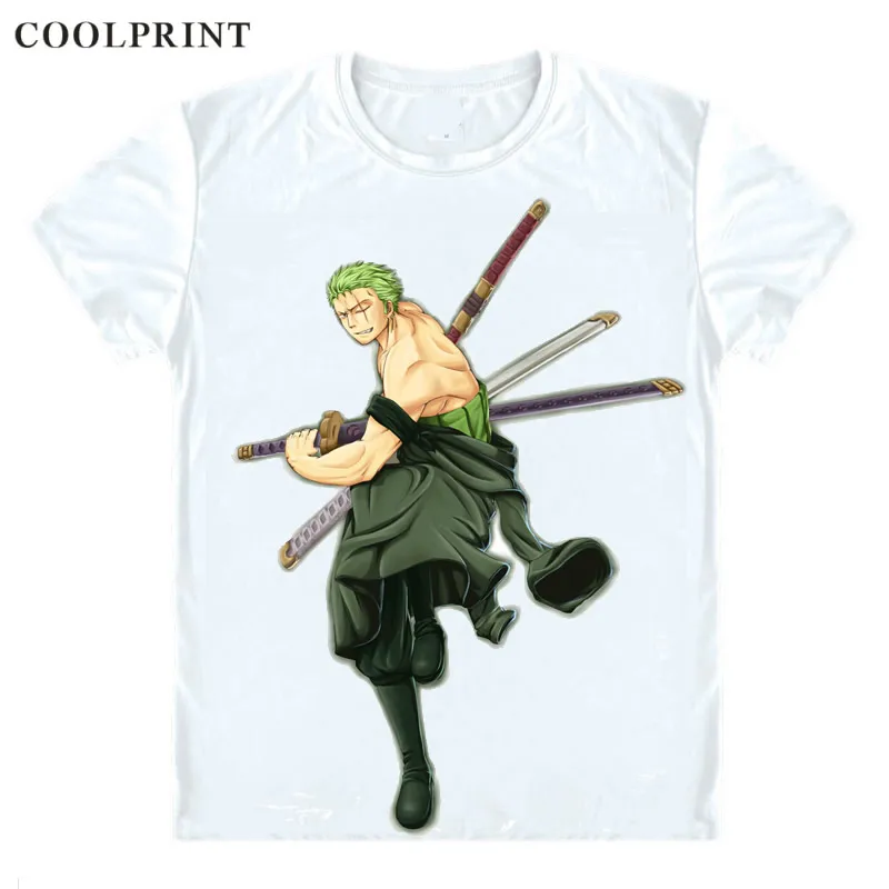 Футболки COOLPRINT ONE PIECE рубашки с коротким рукавом Аниме Манга соломенная шляпа