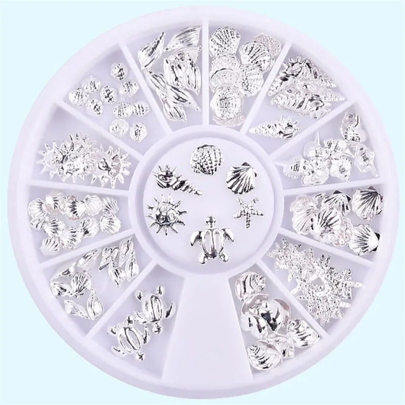 Серебряная Золотая тема океана металлические шпильки морская Морская звезда