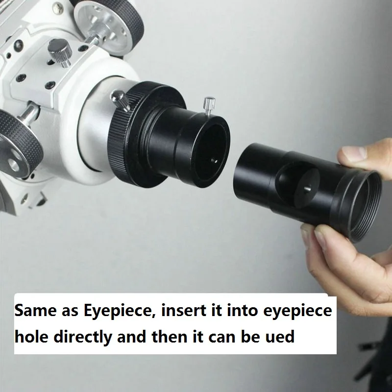 Datyson 1.25" Чешская коллимационная окуляр для Ньютоновых рефракторных телескопов для выравнивания или коллимации зеркал Стандартная длина на.