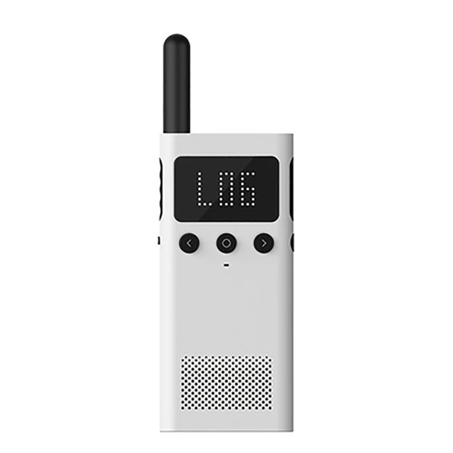 white Xiaomi Mijia Smart Walkie Talkie 1S с fm-радио динамик в режиме ожидания смартфон приложение расположение поделиться быстро команда talk - Цвет: white
