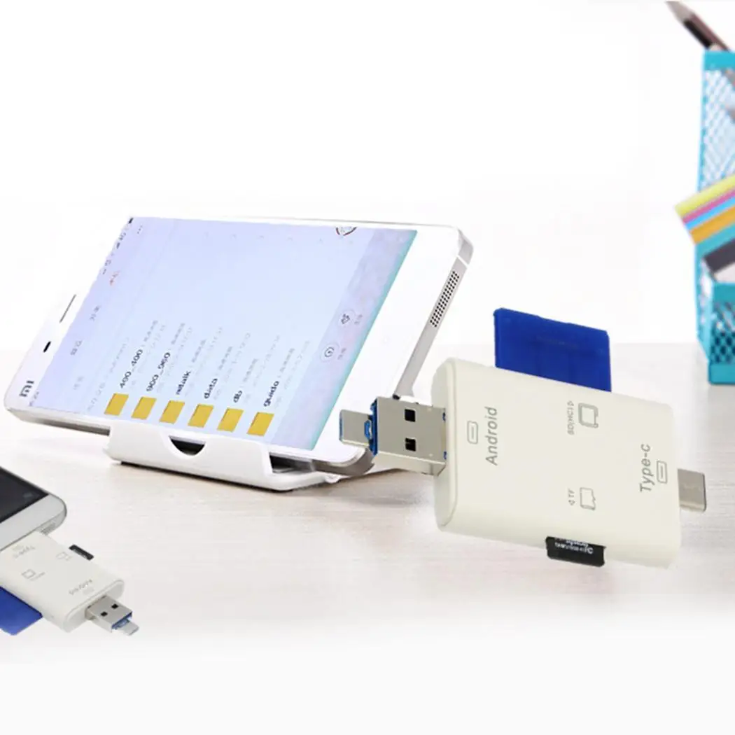 Type C для SD/TF OTG многофункциональный мобильный телефон Интеллектуальный USB3.1 3 в 1
