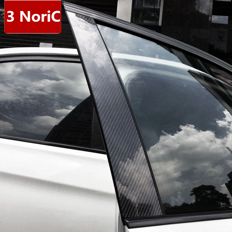 Автомобильное окно BC колонна обшивки полосы углеродного волокна Защита кузова
