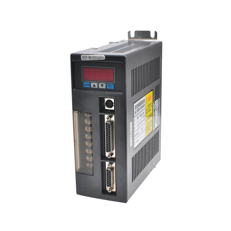 AC серво двигатель в комплекте 80ST M03520 однофазный Серводвигатель 220V 3.5N.m мотор