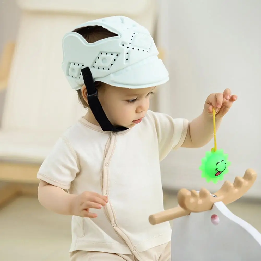 Baby anti-crash cap adjustable Learning Walking Anti-fall Head Protection Hat Cotton Child Safety Helmet | Детская одежда и обувь