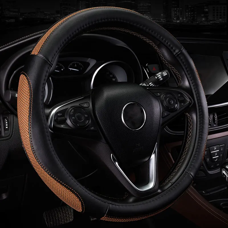 Чехол рулевого колеса автомобиля противоскользящий автомобильный Стайлинг для