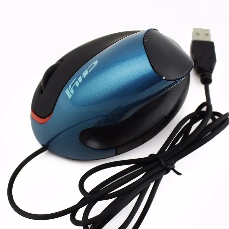 Проводная эргономичная Вертикальная мышь CHYI USB кабель 1600DPI оптическая для ПК
