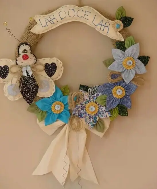 Голубая ткань для скрапбукинга с толстыми четвертинами стеганое одеяло