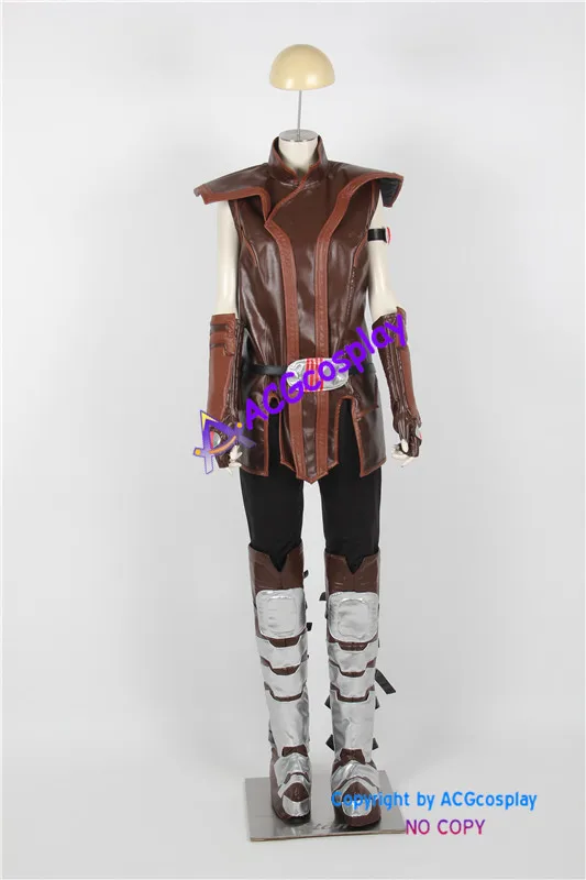 С принтом Звездные войны Satele Shan косплейный костюм ACGcosplay super hero костюмы acgcosplay