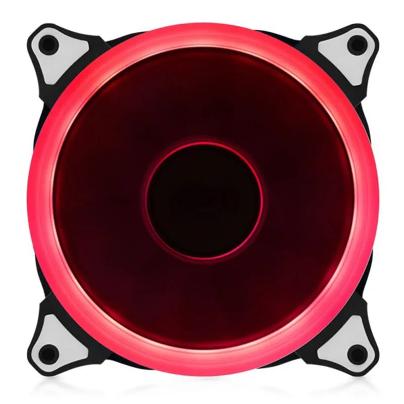 

2018 Hot Sales Computer Eclipse 120mm LED Fan 120mm Fan Red Blue Green Light Guide Ring