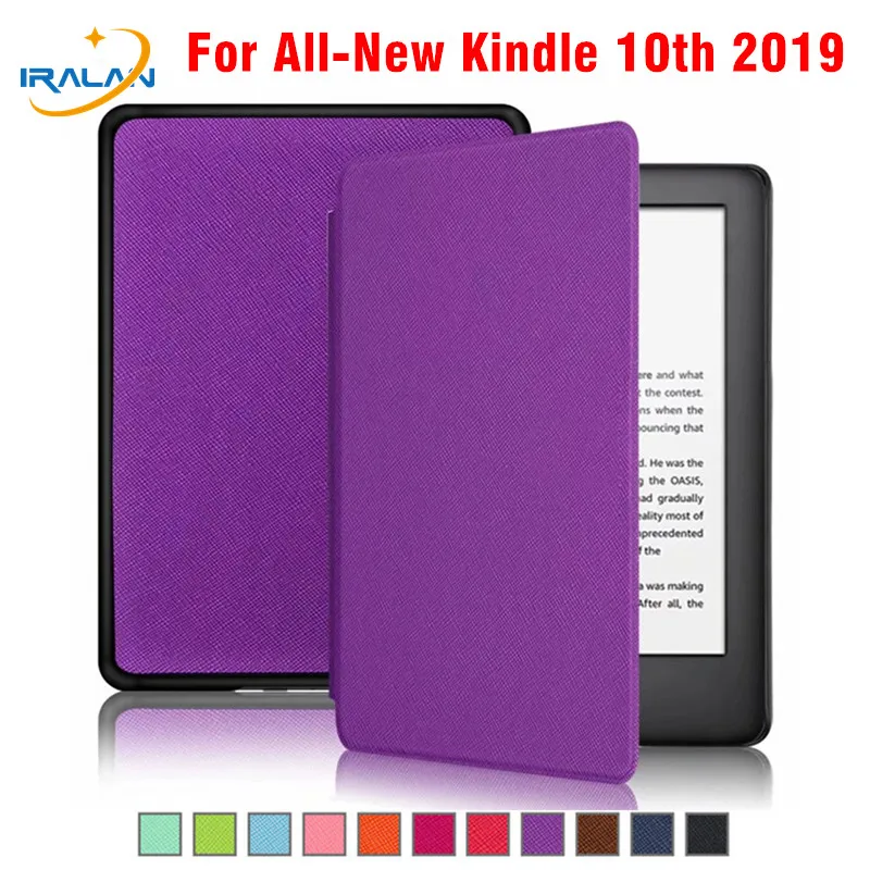 Чехол книжка из искусственной кожи для Amazon полностью Новый Kindle 2019 6 дюймов 10th