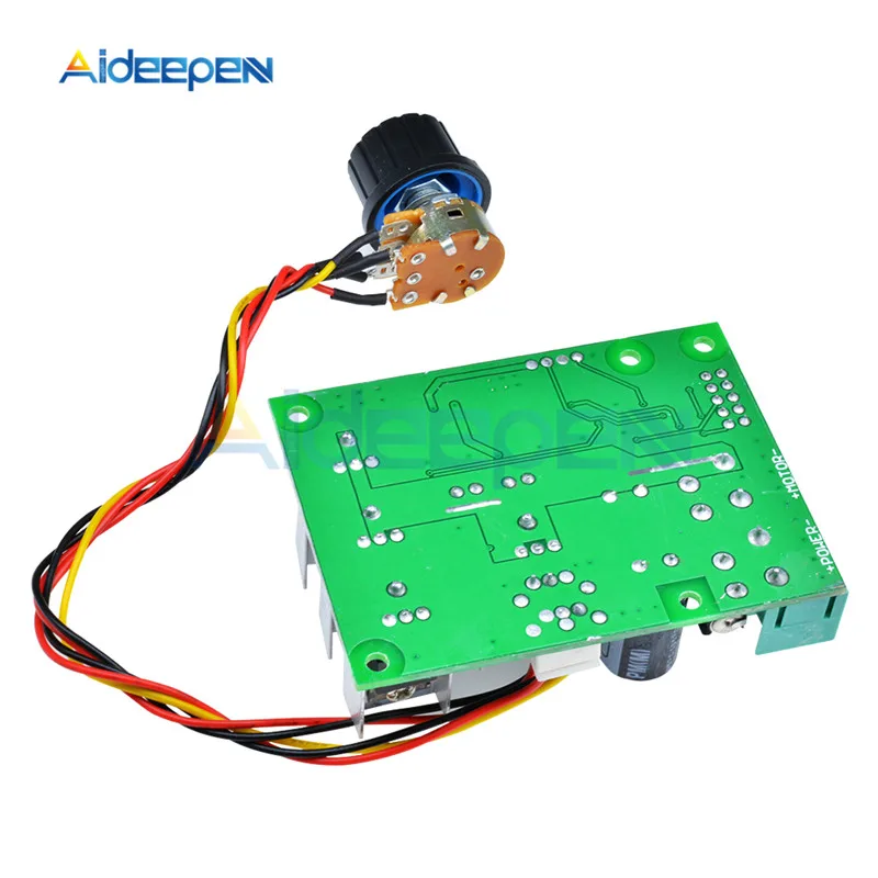 Цифровой регулятор скорости двигателя постоянного тока 6-60 в 30 А светодиодный ШИМ