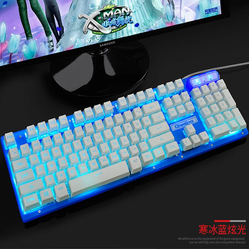 Клавиатура с подсветкой Gamer клавиатура светящийся поплавок Keycap для рабочего
