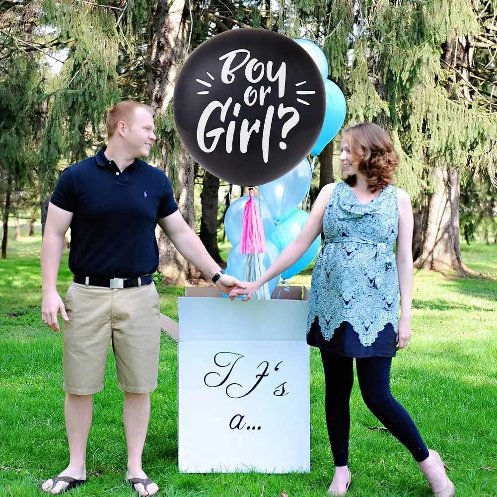 FANLUS 36 &quotдевочка или мальчик пол Reveal Baby Shower Party Confetti Balloon Kit|Воздушные шары и