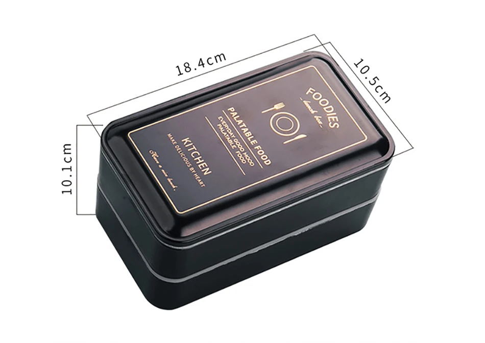 MICCK 1200 мл Microwavable Ланч-бокс двухслойная Bento коробка с Посуда Герметичный пищевой контейнер ланчбокс для школы офиса