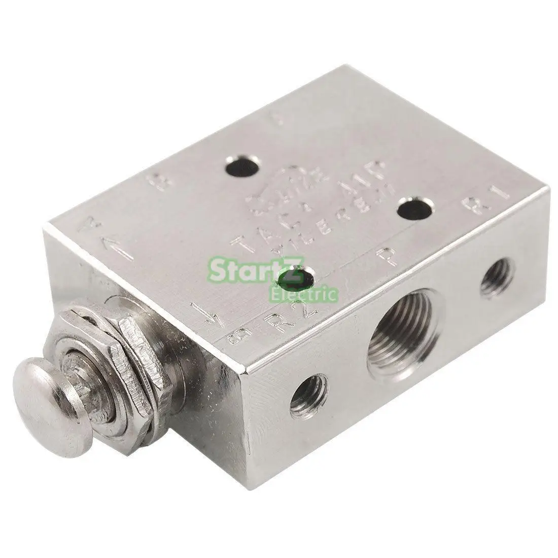 

Pneumatic 2 Position 3 Way Spring Return Button Air Valve TAC2-41P