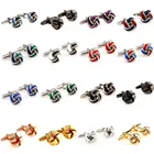 Самая популярная 16 видов конструкций металлический узлов эмалевые запонки, бесплатная доставка