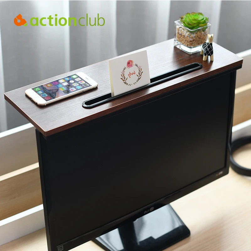 ACTIONCLUB Офисный Компьютерный монитор Верхняя Полка для хранения подставка