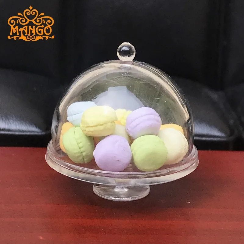 Кукольный домик Миниатюрный 1/12 весы прозрачный десертный Снэк с