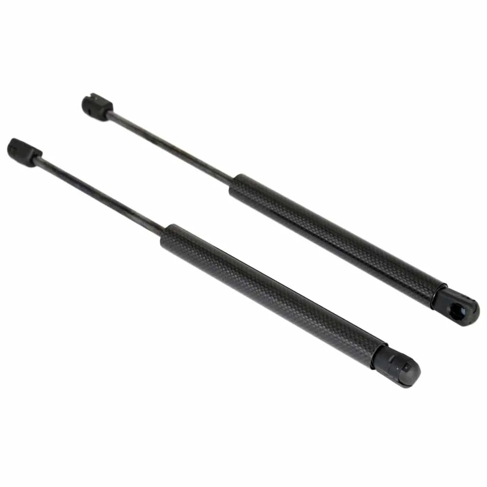 Black Carbon Fiber 2 шт. авто передний капот газа заряженных Лифт Поддержка потрясений для 2002 2003 2004 2005 2006 2007 Jeep Liberty Land Rover Range Rover Sport 438 мм - Цвет: Black Carbon Fiber