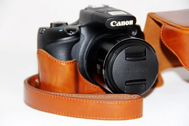 Камера видео сумка чехол PU для Canon PowerShot SX60 HS камера @|bag findings|bag picturebag support |
