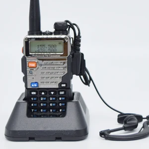 Портативная рация Baofeng UV-5RE Plus Двухдиапазонная двухсторонняя рация Pofung UV 5RE 5 Вт 128CH UHFVHF двойной дисплей радио