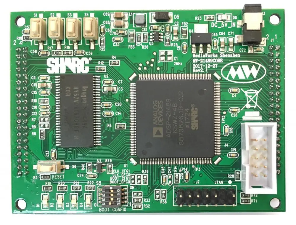 Для ADSP-21489 Совет по развитию MW-21489EVB (новая) | Компьютеры и офис