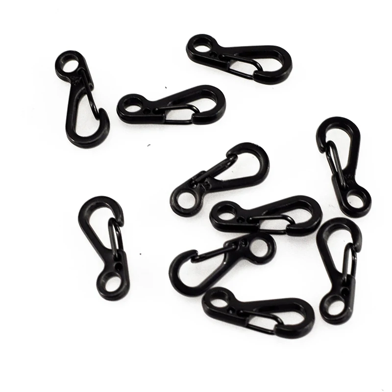 Бесплатная доставка 10 шт. EDC брелок Пружинные застежки альпинистские карабины