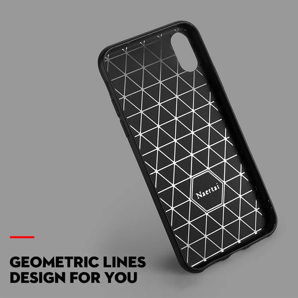 KISSCASE Phone Case For iPhone XS Max Carbon Fiber Mirror Silicon X XR Luxury Fundas |