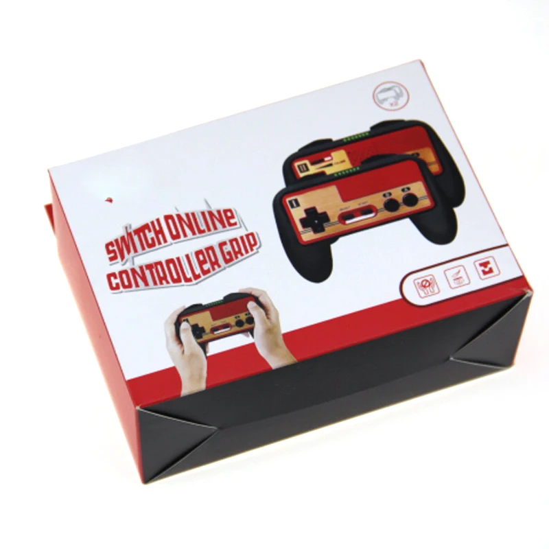 Game Pads One Pair Handgrips Joystick Gamepad Handle Grips for Nintend Switch Online FC Wireless Controllers | Электроника