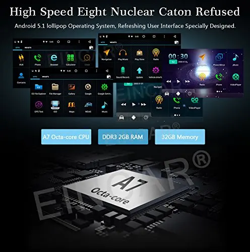Android5.1 автомобильный стерео сенсорный экран gps dvd плеер 2 Din навигация