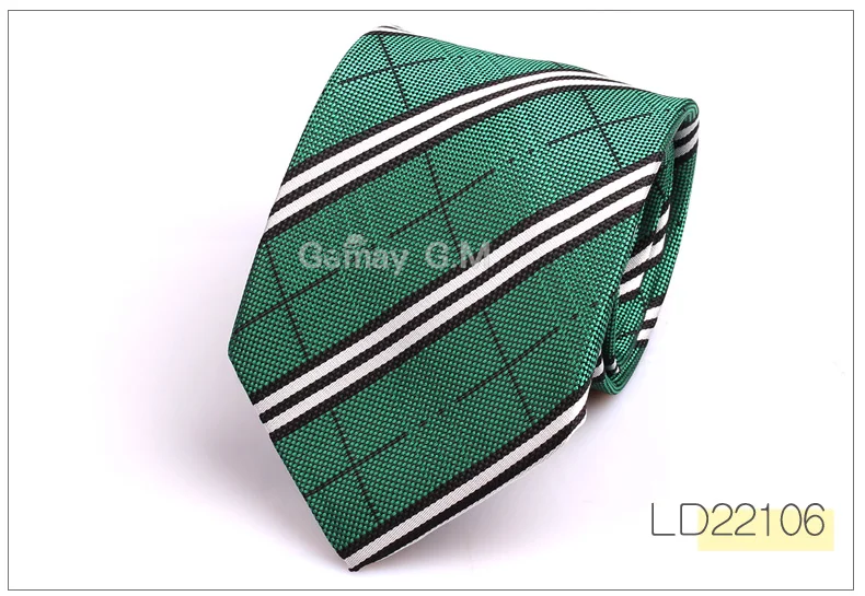 LD22106 Полосатые Галстуки для шеи для мужчин s 7 см Широкие Галстуки для мужчин свадебные костюмы полиэстер шелк Gravatas деловые корбаты клетчатые мужские галстуки - Цвет: LD22106