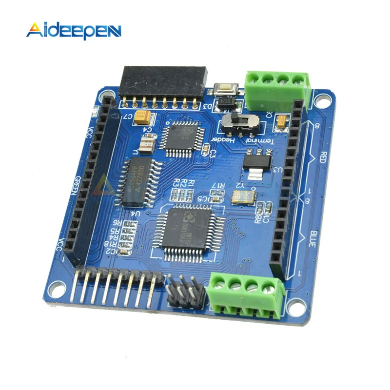 8x8 Драйвер матрицы щит полный Цвет Радуга Цвет duino V2.0 DM163 цветная(RGB) Светодиодная панель для водителя Модуль 5 V FT232 USB для Arduino UNO