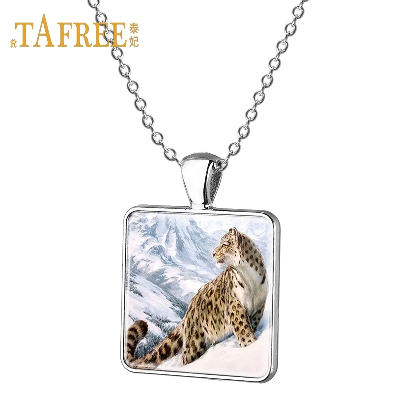 TAFREE животные нейтральные ожерелья леопардовые Подвески мужские и женские