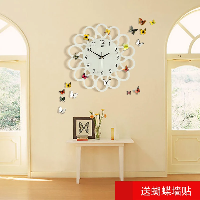 Часы Простой гостиная часы настенные Творческий современное искусство личности