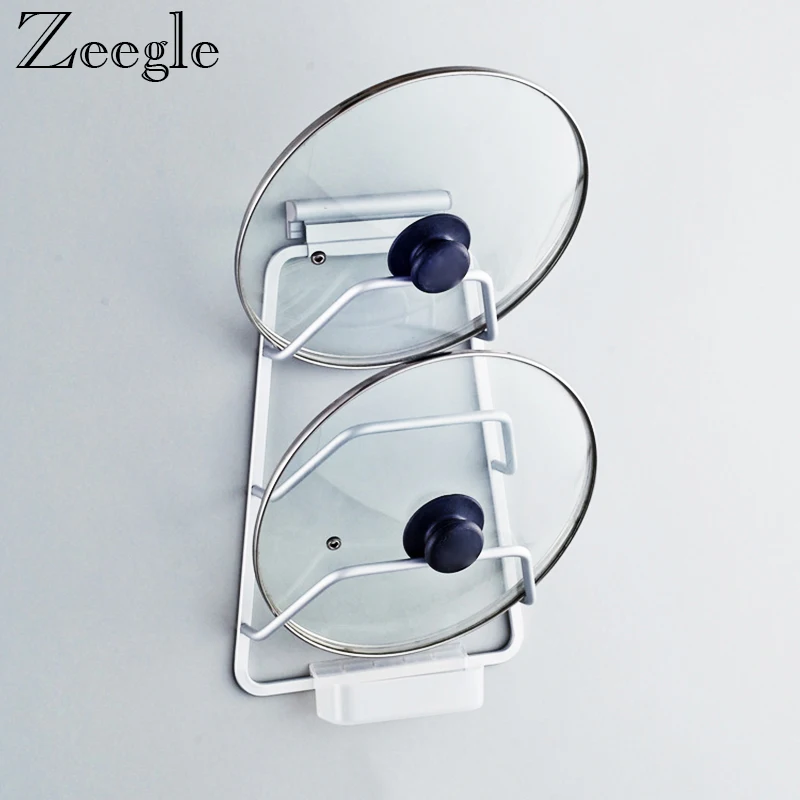 Алюминиевая кухонная стойка для кастрюль держатель крышек сковородок дверей