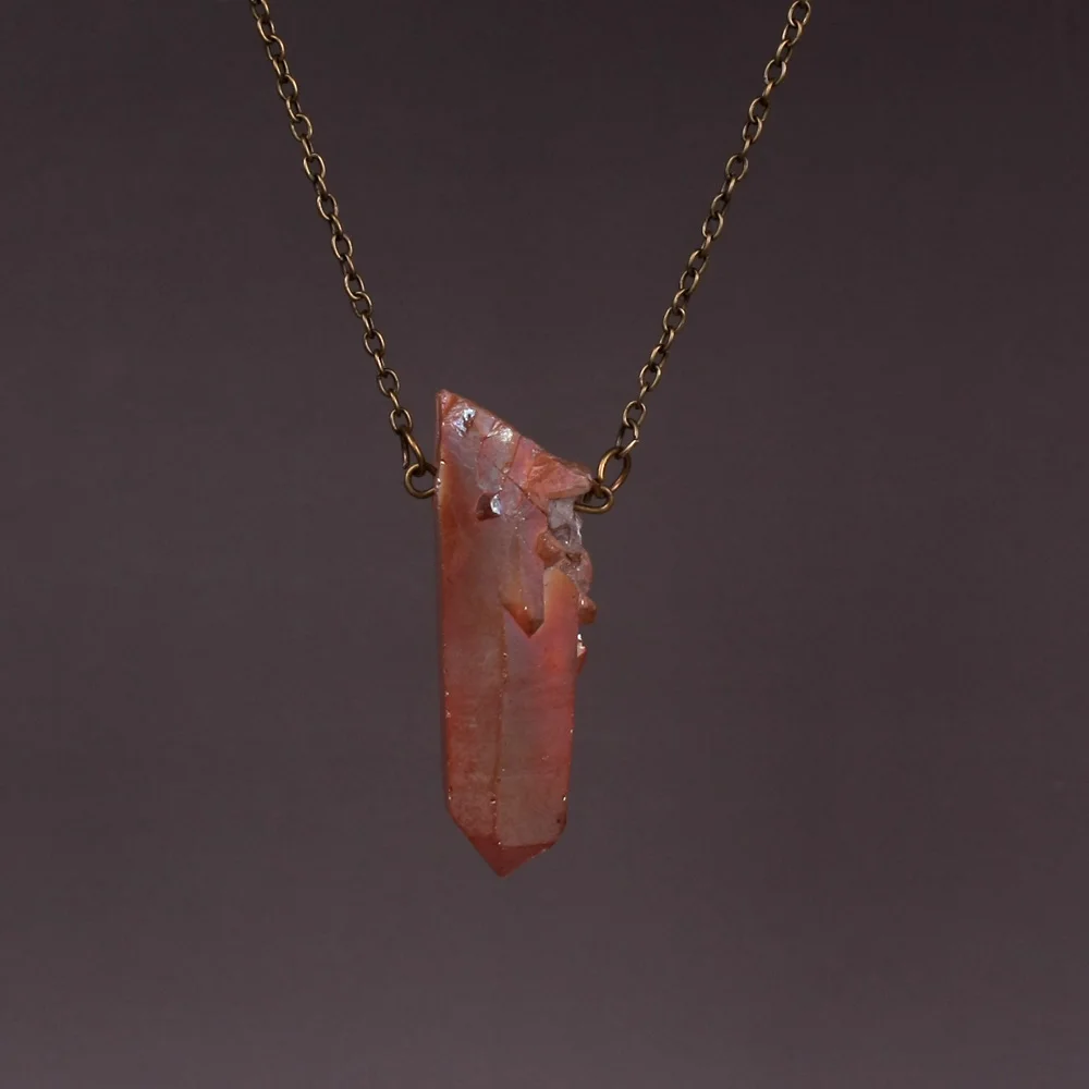 2017 винтажное Золотистое Ожерелье ручной работы из многоцветной проволоки с