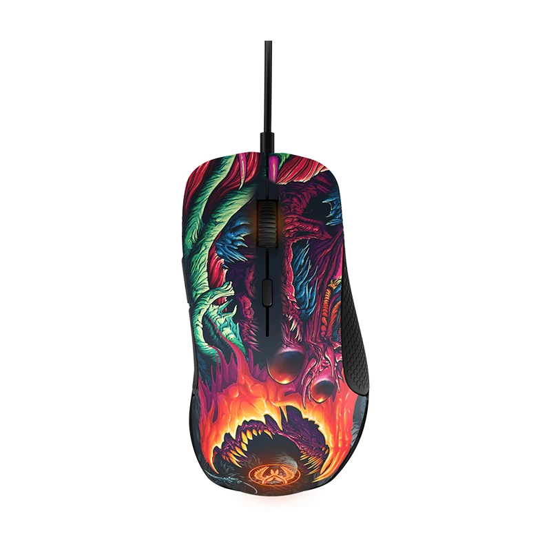 100% оригинальная игровая мышь Steelseries Rival 300 CSGO Fade Edition с оптическим градиентом 6500CPI в