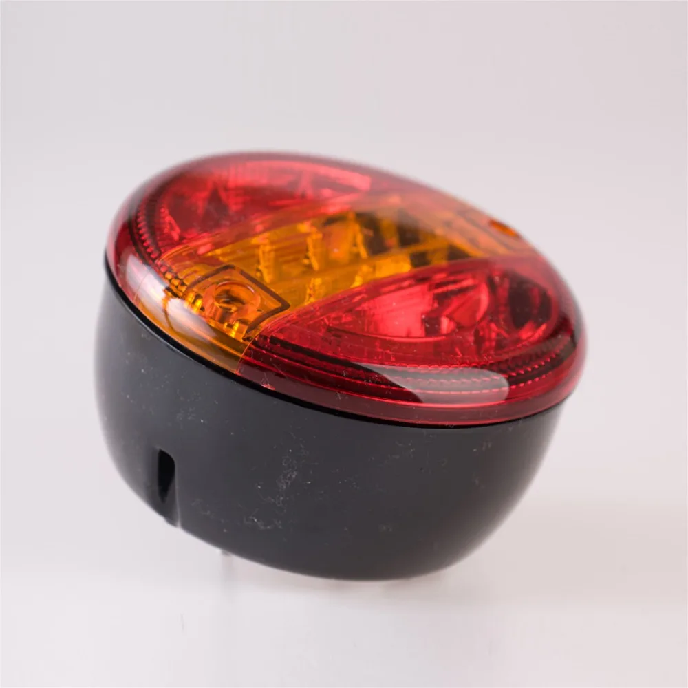 

1Pair Car Rear Tail Lights Red Yellow Hamburg Warning Lamp for 24V Truck Trailer Caravan Lorry