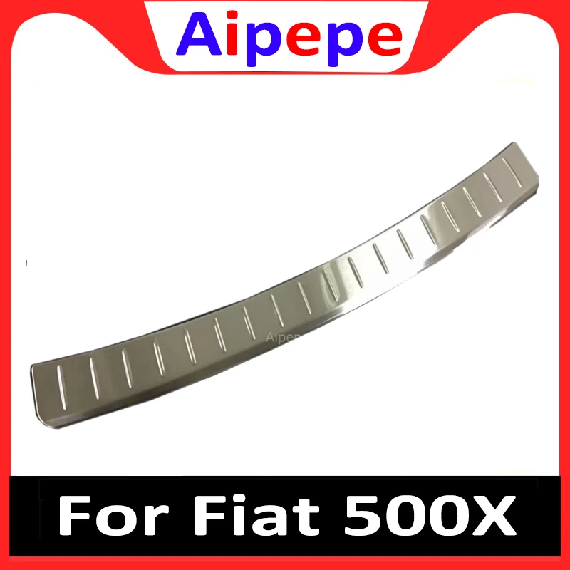 

Exterior Car Door Sill Bumper Protector Trunk Guard Plate Sticker Rear Bumper Protection Trim For Fiat 500X 2018 2017 2014-2016
