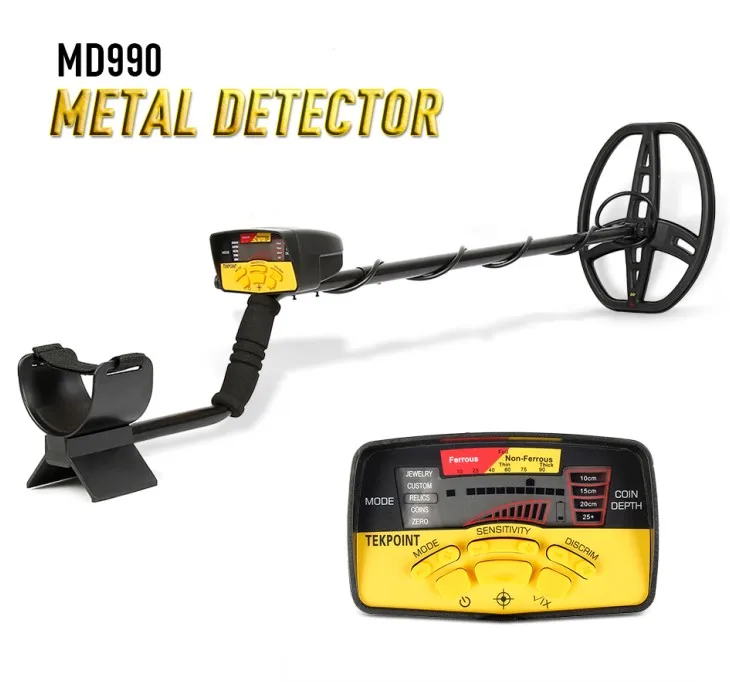 MD990-Small Coil Профессиональная водонепроницаемая катушка подземный металлоискатель MD990 Золотоискатели Pinpointer Охотник за сокровищами ЖК-дисплей золотоискатель - Цвет: MD990-Small Coil