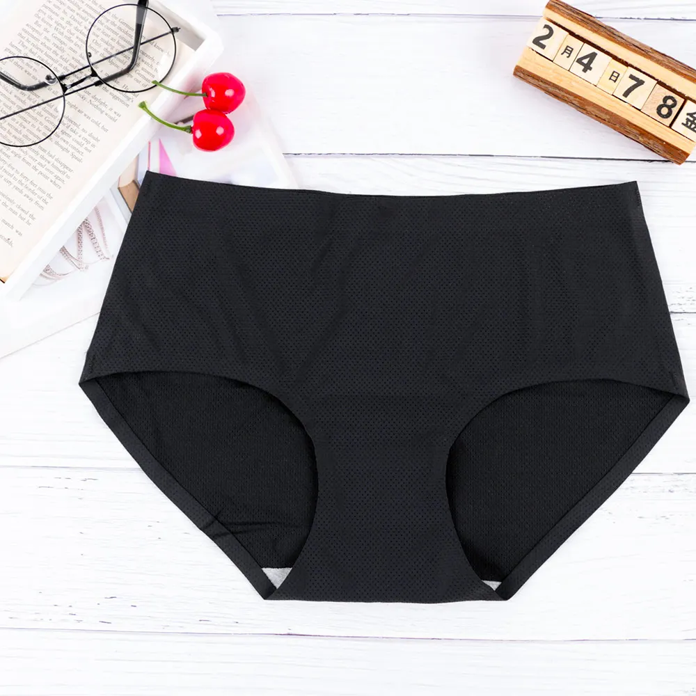 Сексуальные Бесшовные трусы из ледяного шелка дышащее нижнее белье женские