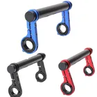 Углеродное волокно; Высотка каблука 10 см20 см велосипедный светильник держатель руль зажим 31,8 мм велосипедная Рама двойной кронштейн для крепления кронштейна для крепления для велосипеда