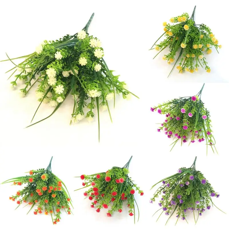 2 искусственные букеты цветок реалистичное искусственное растение для